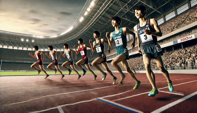 800m走り方の基本！フォームと姿勢のポイント